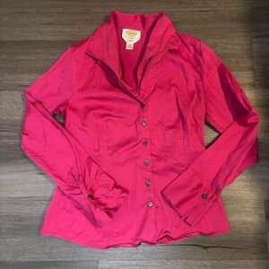 Women's Pink Button-Up Shirt